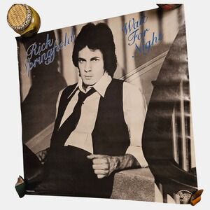 Rick Springfield Wait For Night Album Promo Poster 23x23 Vintage 1970s Chelsea